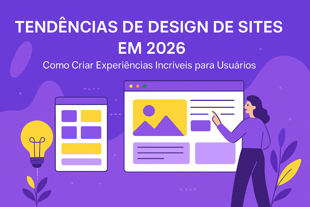 Tendências de Design de Sites para 2026